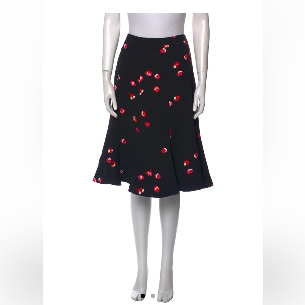 Kate Spade floral print knee length skirt size 4